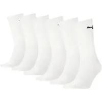 Puma Unisex Crew Sock 6P Ecom - White - 43-46