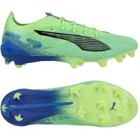 Puma Ultra 5 Ultimate Fg Lights Out - Fizzy Apple/valkoinen/sininen Nainen - Nurmi (Fg), koko 35½