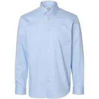 Selected Slhreg-Performance Shirt Ls Noos - Blue - L