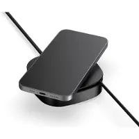 Unisynk 80W 2-in-1 kannettavan tietokoneen ja Qi2 langaton latausalusta, musta