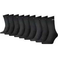 Puma Crew Sock 9P Ecom - Black - 47-49