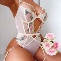 Dark Red Brand Seksikäs body