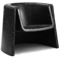 Normann Copenhagen - Bit Lounge Chair Black - Nojatuolit - Simon Legald - Musta - Muovi