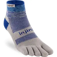Injinji Men's Trail Midweight Mini Crew Neptune Retkeilysukat XL