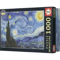 Educa Miniature 1000 The Starry Night, Van Gogh - Blue - ONE SIZE