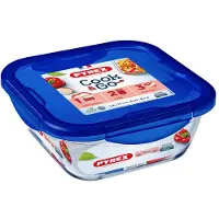 Pyrex - Cook & Go Säilytyspurkki 2 L Sininen/Kirkas