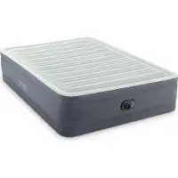 Intex Intex-ilmapatja - PremAire I - 2-hengen - 152x203x46 cm (LxPxK) - Harmaa - Sisäänrakennettu moottoripumppu