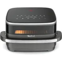 Tefal Easy Fry XL Surface FW402HE0, Kuumakiertoilmakypsennin, 1,2 kg, Yksi, musta, Harmaa, Kosketus, Erillinen
