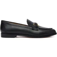 Ralph Lauren for woman. 802P02121001 Tasha leather loafers black (41), Flat, 1 to 3 cm, None, Casual, Classic