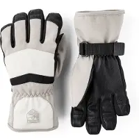 Hestra Juniors' Gore-Tex Atlas 5 Finger Beige Lasketteluhanskat 4