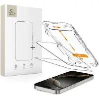 TechProtection Quick Set+ 2-pack Tempered Glass for iPhone 16 Pro