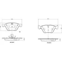 Brembo Jarrupalasarja (4kpl), levyjarru P 06 060X
