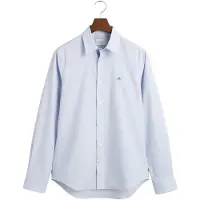 Gant for man. 3240171 Slim Fit Poplin Stretch Poplin Shirt blue (XL), Casual, Cotton, Long sleeve