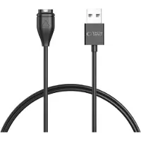 Tech-Protect MC04 UltraBoost USB-A -kaapeli Garmin-kellolle 1m - musta