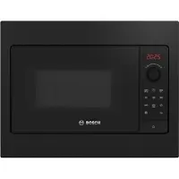 Bosch Serie 2 BFL523MB4, Sisäänrakennettava, Solo mikroaaltouuni, 20 L, 800 W, Sisäänrakennettu näyttö, LED-valo