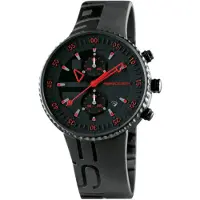 Momo Design Jet Chrono Svart/Röd 43mm