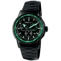 Momo Design Pilot Pro Chrono Svart/Grön 46mm PVD stål