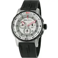 Momo Design Pilot Pro Chrono Vit/Röd 46mm Gummi