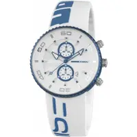 Momo Design Jet Aluminium Chrono Vit/Blå 43mm