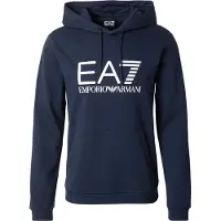 EA7 for man. 7M001413_AF22266 Core Identity sweatshirt navy blue (XL), Black, Casual, Sport, Cotton, Sportswear, Multisport, Short sleeve