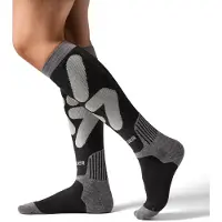 Seger Unisex Race Wool Compression Grey Urheilusukat 43-45