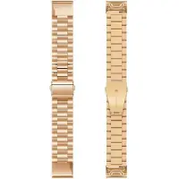 CaseOnline Kellon ranneke ruostumatonta terästä Garmin Forerunner 970 - Ruusu