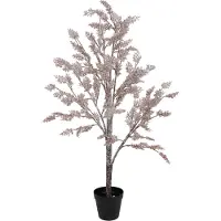 Jouluinen ulkokäyttöön tarkoitettu lattiavalaisinpuu 120 cm sis. LED-valot ajastimella IP44 - Fuyu