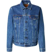 Levi's for man. 72334-0772 Trucker jacket indigo blue (M), Casual, Cotton, Denim