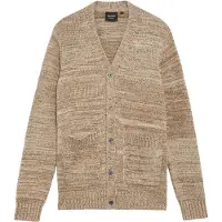 Lyle & Scott Multi Marl V Neck Cardigan - Beige - M