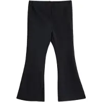Lindex Flared Leggings With Brushed Inside - Black - 98