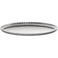 Alessi - Pleats Tarjotin 31 cm Kiiltävä teräs