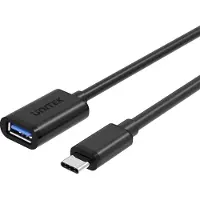 UNITEK Y-C476BK USB cable USB 3.2 Gen 1 (3.1 Gen 1) 0.2 m USB C USB A Black