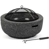 Fieldmann FZG 1030G Fireplace, pilkas