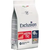 Exclusion Hepatic dieettikuivaruoka keskikokoisille ja suurille koirille, joilla on krooninen maksan vajaatoiminta, M/L, 12 kg