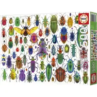 Educa 500 Beetles - Multi/patterned - ONE SIZE