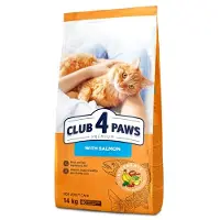 Club 4 paws Premium Täysrehu aikuisille kissoille lohen kanssa, 14 kg