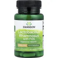 Swanson Health , Lactobacillus Rhamnosus FOS:lla, 5 Miljardia CFU, 60 Kasvispillereitä