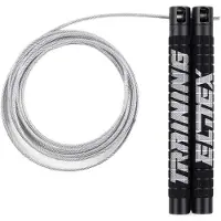 Elitex Training Pro Black Mate & Silver Rope Hyppynaru