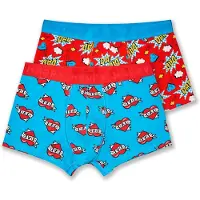 Happy socks 2-Pack Super Dad Short Boxers Gift Set - Multi/patterned - M