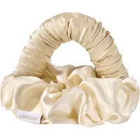 Lenoites BlowoutTie in Mulberry Silk Mini Beige