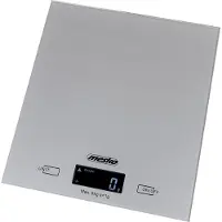 Mesko MS 3145 Keittiövaaka, Harmaa, 5 kg / 1 g