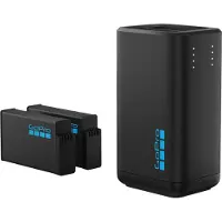 GoPro MAX2 Dual Battery -laturi + kaksi Enduro-akkua