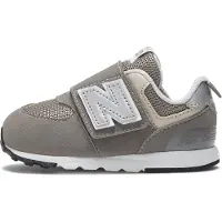 New Balance unisex for kids. NW574V1 Trainers 574 New-b grey (26), Flat, Velcro, Casual, children's fashion
