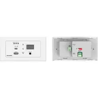 Kramer WP-SW2-EN7/EU(W)-80/86 LL PLATE AUTO SWITCH ENCODER WITH HDMI AND USB-C INPUTS [EU] (59-00001490)