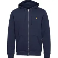 Lyle & Scott Zip Through Hoodie - Navy - XL