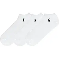 Ralph Lauren Low-Cut Sock 3-Pack - White - ONE SIZE