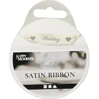 Creativ Company - Satin ribbon Off-white 10m