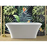 Besco Assos S-Line Matt, 160 x 70 cm, klik-klak chrome kansi ylhäältä