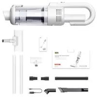 Mtp Products Suitu ST-8003CG Kannettava 2-in-1 pölynimuri autoon/kotiin - 6000Pa - valkoinen