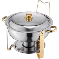 Vevor Pyöreät ruoanlämmittimet, 4,7 l tilavuus, 4 kpl